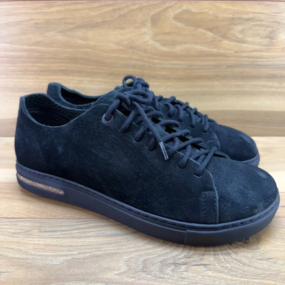 Birkenstock Bend Low Decon Black Suede Mens 8 W EU 41 Casual Minimalist Walking